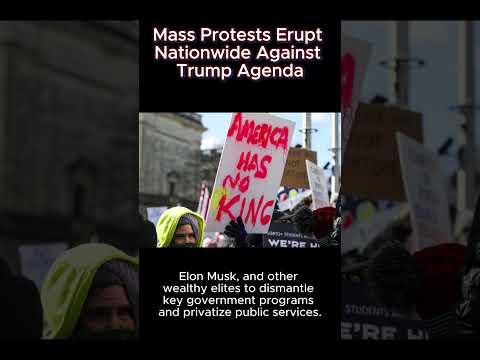 "Massive U.S. Protests Erupt Against Trump & Musk's Agenda!"