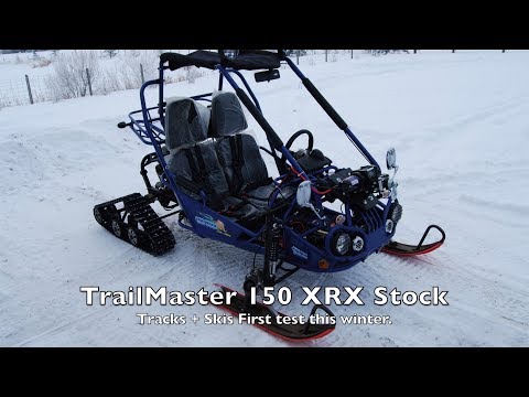 Go Kart 150 Tracks and Skis Winter Drive