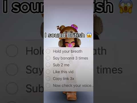 I sound so WEIRD 😱🩷 #roblox