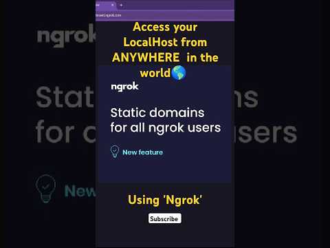 Ngrok Static Domain | Put your localhost online | How to setup correctly | #ngrok #domain #localhost