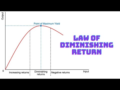 The magic of compounding productivity || Law of Diminishing Return
