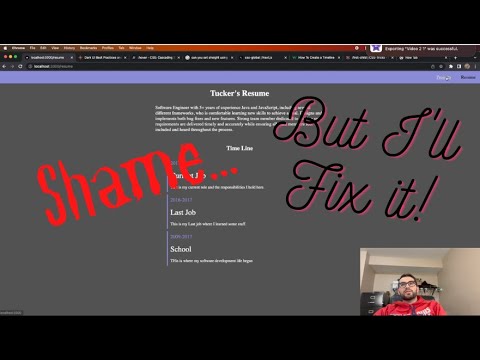 Adding Resume page to Next.js Portfolio App. More CSS horrors.