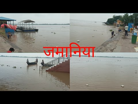 ज़मानिया घाट Ganga flooded again/LatestUpdate Ganga Flood 2025 #rasidahamad 