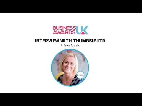 Business Awards UK Success & Recognition Interview with Thumbsie