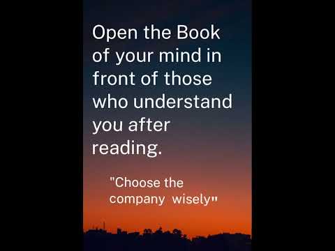 Open the book of your mind in front of those who understand you after reading.#shorts