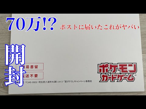 [ポケカ]70万円の夏ポケカが送られてきたのでポストの前で発狂しました。