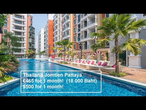 Jomtien Pattaya Condo for just $500 for a month! Enjoy budget travelling to Thailand