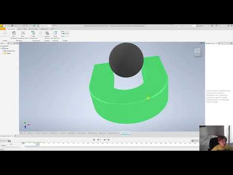 The simplest animation in Autodesk Inventor
