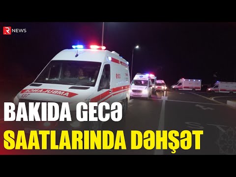 Bakıda gecə saatlarında dəhşət - park halında olan avtomobil partladı - RTV