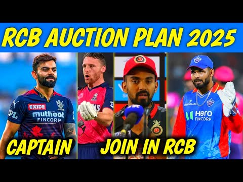 IPL 2025 - V Kohli New Captain of RCB, RCB Target KL Rahul, R Pant, Jos Buttler | IPL Mega Auction