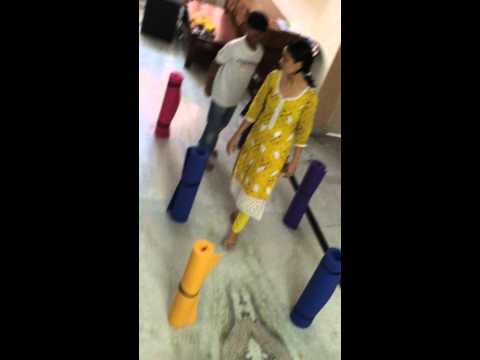 Blind Folded walk at HappyMinds.in workshop