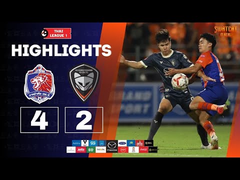 HIGHLIGHTS : Thaileague 1 2024/25 นัดที่ 24 การท่าเรือ เอฟซี 4-2 นครราชสีมา มาสด้า เอฟซี