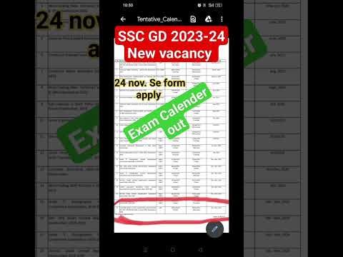 SSC GD New vacancy 2023-24 #ssc #sscgd2023 #motivation #sscexam #shorts  #youtubeshorts