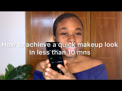 How to achieve a makeup in less than 10 mns