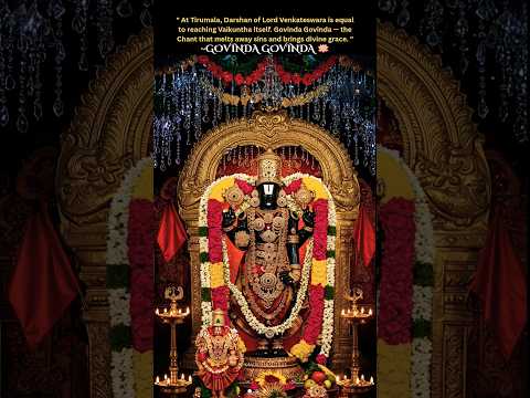 Shree Venkateswara | Tirumala Balaji – The Living God of Kaliyuga | Govinda Govinda
