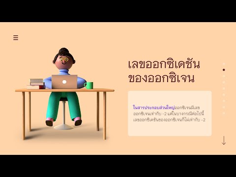 เลขออกซิเดชันของออกซิเจน ที่มีค่าไม่เท่ากับ -2