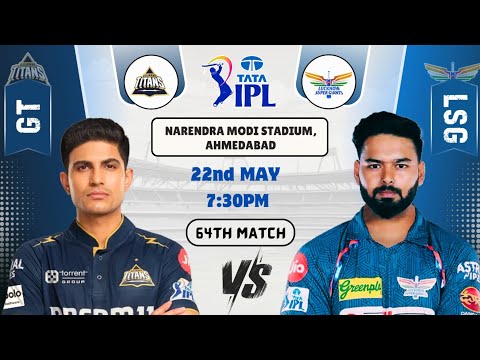 GT vs LSG Today Match Prediction | Gujarat Titans vs Lucknow Super Giants IPL 2025 64th Match
