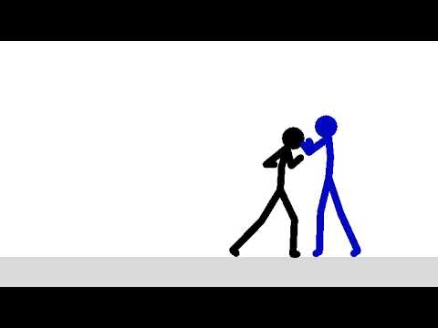 Stick Fight: Black vs. Blue
