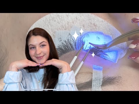 lash with me using an LED UV lash system!