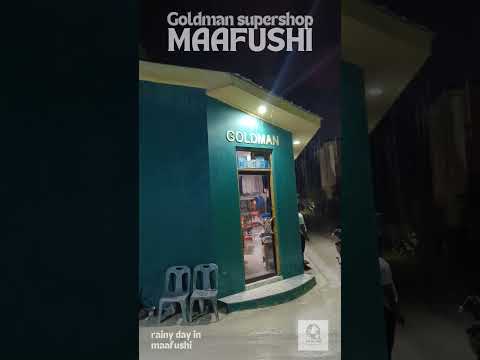 GOLDMAN Super shop in Maafushi Island Maldives #blogger #travel #drone #vacation #paradise #boating