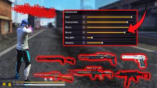 All Gun Headshot Sensitivity Setting After New OB54 Update | Free Fire Max Auto Headshot Sensitivity