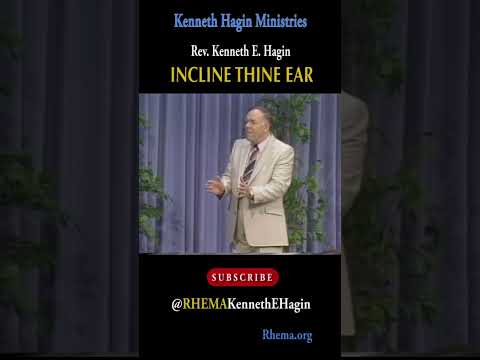 IS IT GOD'S WILL TO HEAL YOU? | Incline Thine Ear | Rev. Kenneth E. Hagin  #KHM_USA