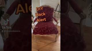 DIY Chair - How to Paint Fabric with Chalk Paint