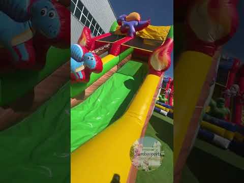 latest inflatable slide #bouncycastle #manufacturing #creativeinflatables#inflatablewaterpark