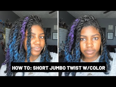 SHORT JUMBO/CHUNKY TWIST | Natural Hair Protective Style