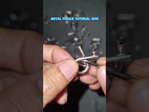 metal puzzle tutorial 05 #asahotak #art #puzle #logicpuzzles