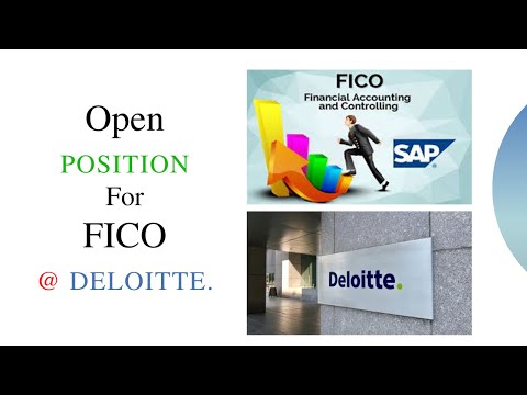 SAP  FICO   JOB @ Delloite. II SAP FICO CONSULTANT II Apply SAP JOBS