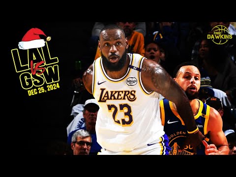 Los Angeles Lakers Full Team Highlights vs Warriors | Christmas 2024 | FreeDawkins