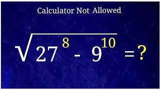 Square Root Question For Competitive Exam | German Olympiad Math Problem  | Radical Simplification
