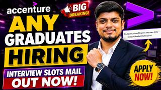 😱Accenture Any Grads Hiring | Accenture Big News (Interview Slots Mail) | Accenture Big Updates