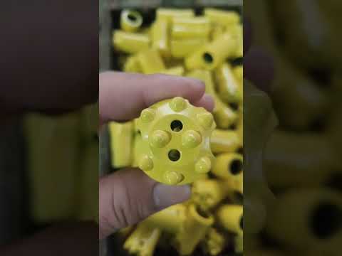 Tapered connection button bit