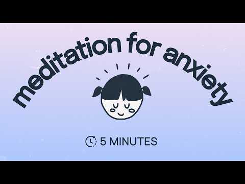 5 Minute Meditation for Anxiety | Quickly Calm Your Mind