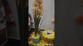 Haldi kunku decoration ... #makarsankranti #haldikunku #decoration