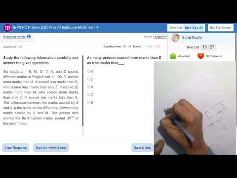 🎯Guidely IBPS PO Pre Live mock test 📚✍️📝, How to attempt mock test 🗒