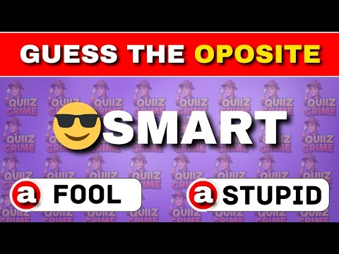  इस वीडियो में आपको मिलेगा  50 विलोम शब्द के सवाल✅ 4 ऑप्शंस के साथ मजेदार क्विज़.Opposite Words Quiz