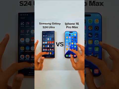 Samsung Galaxy S24 Ultra Vs iPhone 16 Pro Max BGMI Test #shorts #pubg #bgmi