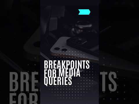 What are CSS & media queries breakpoints? #css #responsivedesign #webdesign #width #html #design