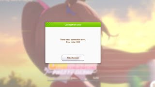 How To Fix Umamusume: Pretty Derby Error Code 395?