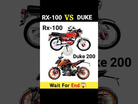 Rx 100 Vs Duke | Full Comparison || #shorts #rx100 #ktm #duke #bike #adventure