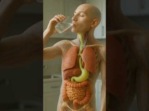 Digestive system by medicosphere 🩺 #3d #anatomy #model #digestion #viral #shorts #physiology #water.