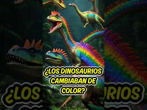 ¿LOS DINOSAURIOS CAMBIABAN DE COLOR? #animales #dinosaurios