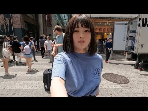 【ノーブラ散歩】商店街は人が多すぎました…