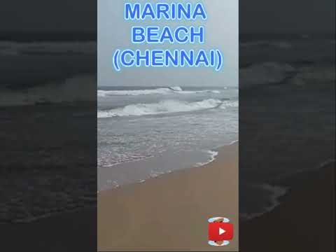 Marina beach Chennai, #shortsvideo