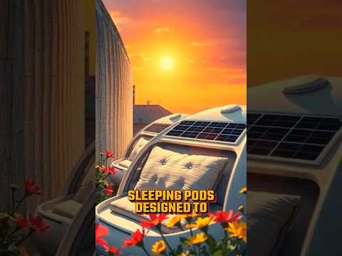 Solar-Powered Pods Bringing Safety and Dignity to the Homeless#SolarShelters#HomelessSupport