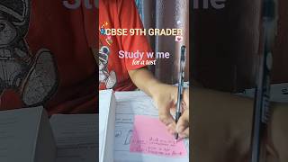STUDY WITH ME FOR MATHS TEST #class9 #productive #vlog
