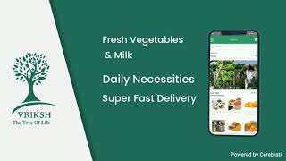 VRIKSH | Food & Grocery Delivery App